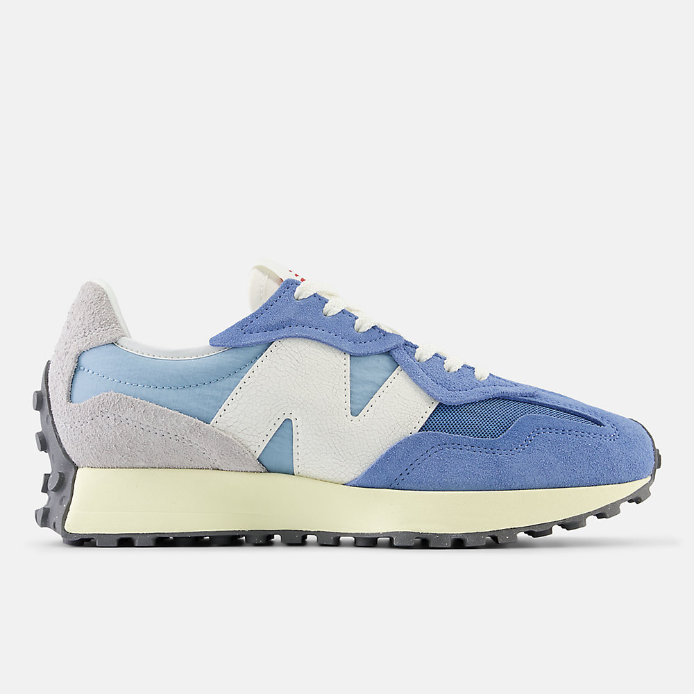 New Balance 327 Shoes Blue Laguna with Chrome Blue